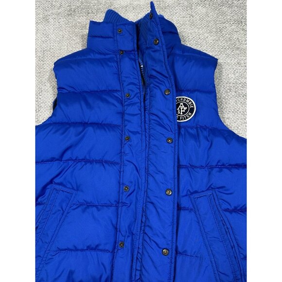 Abercrombie & Fitch Blue Puffer Vest - Picture 3 of 9